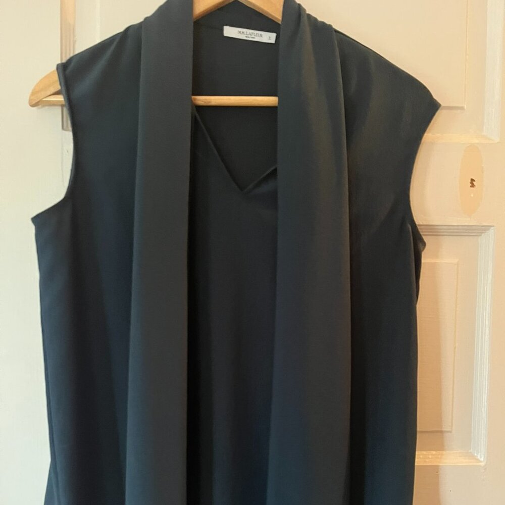 MM Lafleur Teal Blouse - Size Small